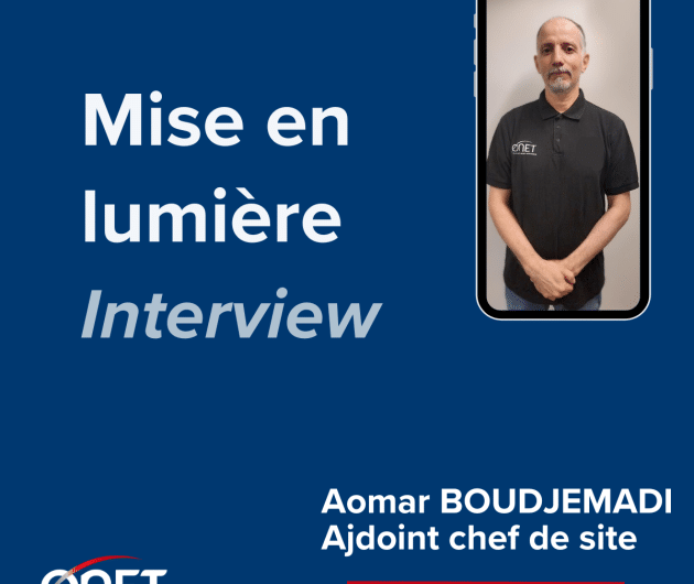 ✨Aujourd’hui, nous mettons à l’honneur Aomar, notre Chef de site Adjoint !✨